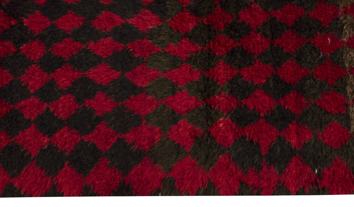 3'6"x6'9" ft Turkish Tulu,Tulu Rug, Karapınar Tulu Rug, Vintage Tulu 106 x 205 cm