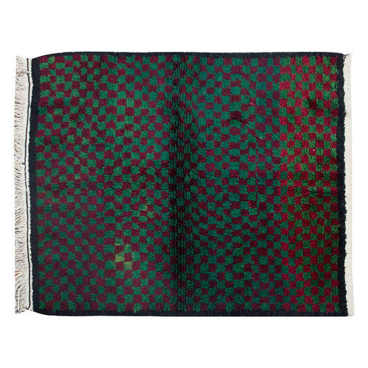 3'7"x4'4" ft Turkish Tulu,Tulu Rug, Karapınar Tulu Rug, Vintage Tulu 110 x 132 cm