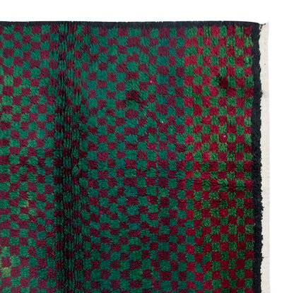 3'7"x4'4" ft Turkish Tulu,Tulu Rug, Karapınar Tulu Rug, Vintage Tulu 110 x 132 cm