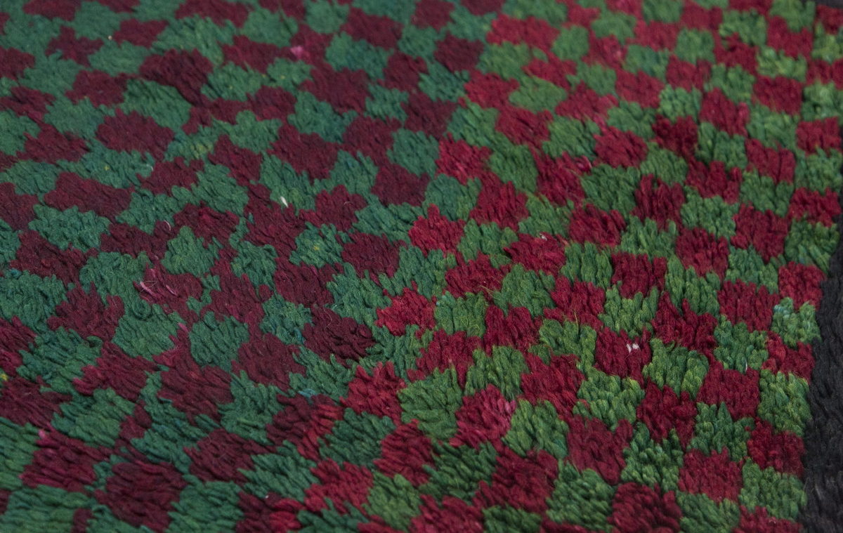 3'7"x4'4" ft Turkish Tulu,Tulu Rug, Karapınar Tulu Rug, Vintage Tulu 110 x 132 cm