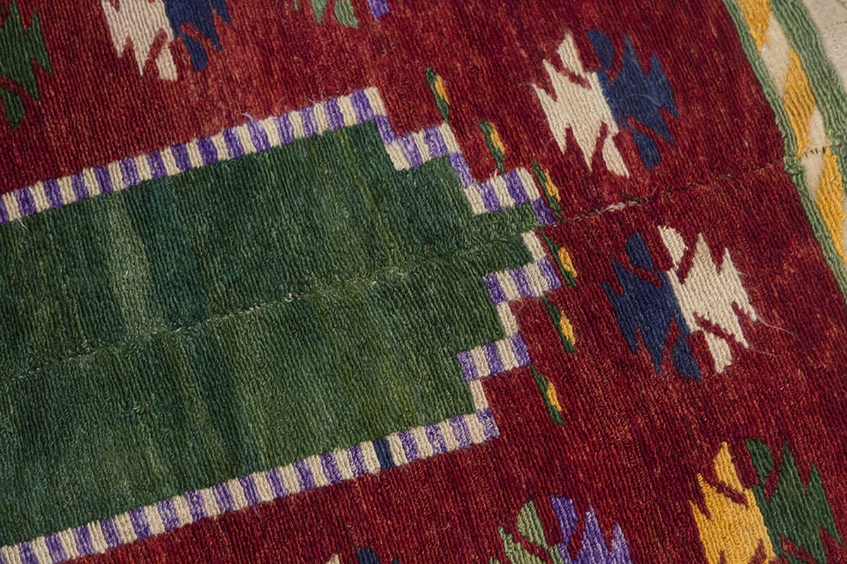 3'7"x4'7" ft Turkish Tulu,Tulu Rug, Karapınar Tulu Rug, Vintage Tulu 110 x 140 cm