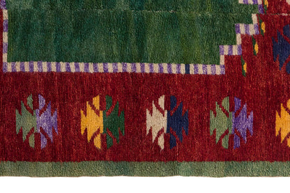 3'7"x4'7" ft Turkish Tulu,Tulu Rug, Karapınar Tulu Rug, Vintage Tulu 110 x 140 cm