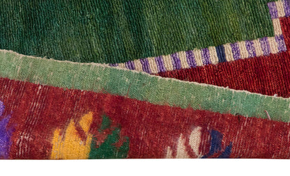 3'7"x4'7" ft Turkish Tulu,Tulu Rug, Karapınar Tulu Rug, Vintage Tulu 110 x 140 cm