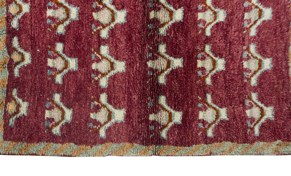 3'7"x4'9" ft Turkish Tulu,Tulu Rug, Karapınar Tulu Rug, Vintage Tulu 109 x 145 cm