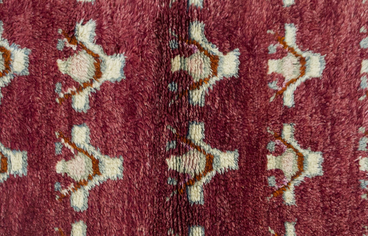 3'7"x4'9" ft Turkish Tulu,Tulu Rug, Karapınar Tulu Rug, Vintage Tulu 109 x 145 cm