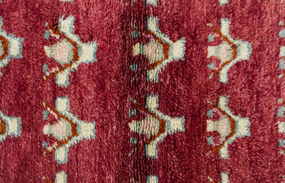 3'7"x4'9" ft Turkish Tulu,Tulu Rug, Karapınar Tulu Rug, Vintage Tulu 109 x 145 cm