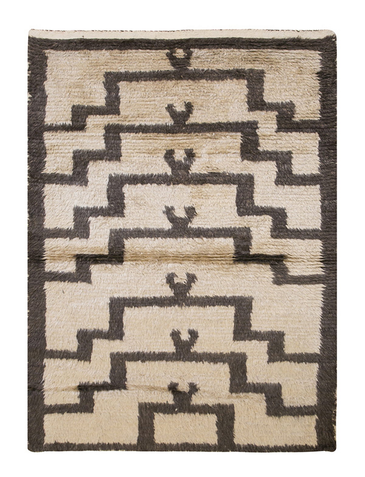 3'7"x5'9" ft Turkish Tulu,Tulu Rug, Karapınar Tulu Rug, Vintage Tulu 110 x 176 cm