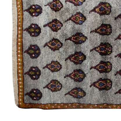 3'7"x6'3" ft Turkish Tulu,Tulu Rug, Karapınar Tulu Rug, Vintage Tulu 110 x 190 cm