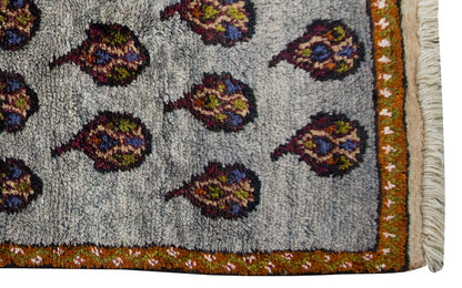 3'7"x6'3" ft Turkish Tulu,Tulu Rug, Karapınar Tulu Rug, Vintage Tulu 110 x 190 cm