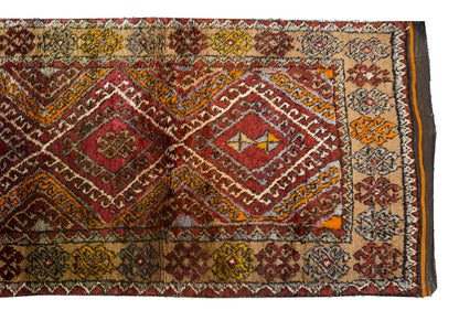 3'7"x6'9" ft Turkish Tulu,Tulu Rug, Karapınar Tulu Rug, Vintage Tulu 108 x 205 cm
