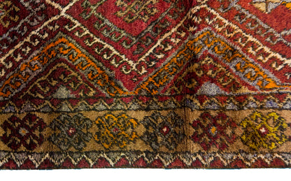 3'7"x6'9" ft Turkish Tulu,Tulu Rug, Karapınar Tulu Rug, Vintage Tulu 108 x 205 cm