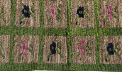 3'8"x4'11" ft Turkish Tulu,Tulu Rug, Karapınar Tulu Rug, Vintage Tulu 112 x 150 cm
