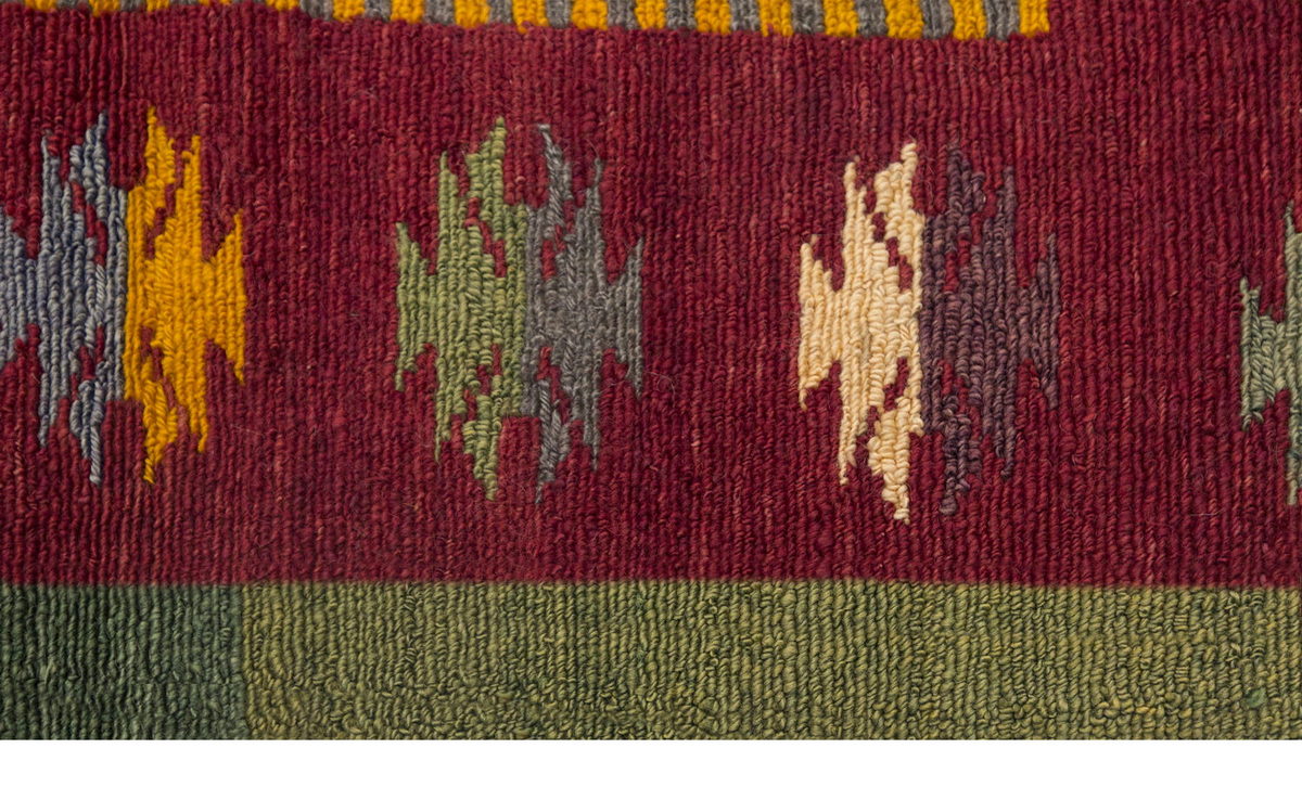 3'8"x4'9" ft Turkish Tulu,Tulu Rug, Karapınar Tulu Rug, Vintage Tulu 111 x 145 cm