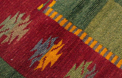 3'8"x4'9" ft Turkish Tulu,Tulu Rug, Karapınar Tulu Rug, Vintage Tulu 111 x 145 cm