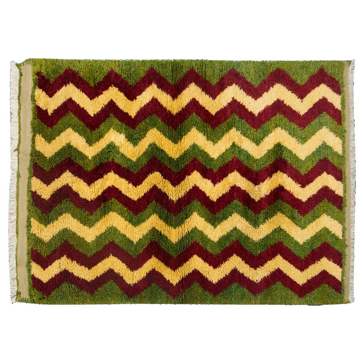 3'8"x5'2" ft Turkish Tulu,Tulu Rug, Karapınar Tulu Rug, Vintage Tulu 111 x 158 cm