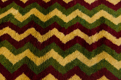 3'8"x5'2" ft Turkish Tulu,Tulu Rug, Karapınar Tulu Rug, Vintage Tulu 111 x 158 cm