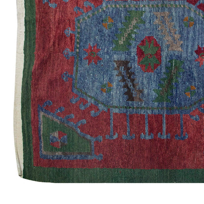 3'8"x5'3" ft Turkish Tulu,Tulu Rug, Karapınar Tulu Rug, Vintage Tulu 112 x 160 cm
