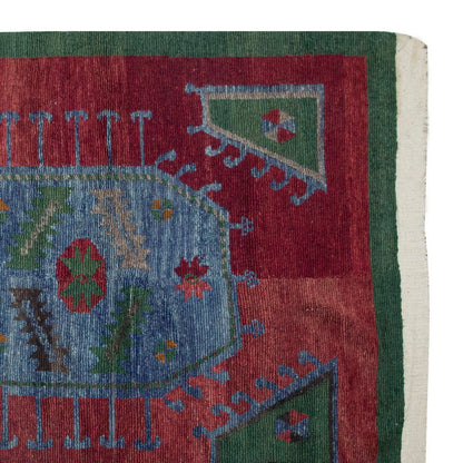 3'8"x5'3" ft Turkish Tulu,Tulu Rug, Karapınar Tulu Rug, Vintage Tulu 112 x 160 cm