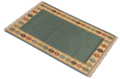 3.11x6.1 feet Kilim,4x6 Kilim Rug,Turkish Kilim Rug,Oushak Kilim,Handwoven Kilim, Handspun Wool Kilim Rug,New Kilim Rug,Natural Color Kilim