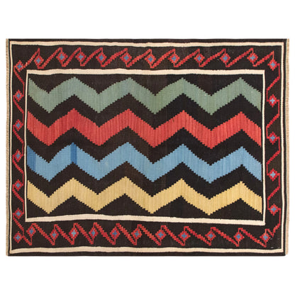 3.3 x 6.2 ft Kilim, Vintage Caucasian Kilim