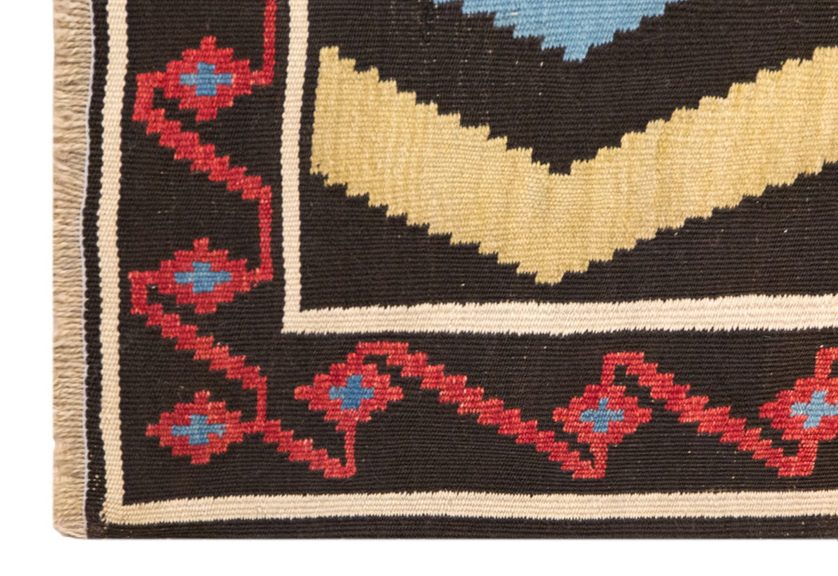 3.3 x 6.2 ft Kilim, Vintage Caucasian Kilim