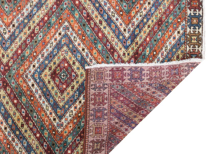 Vintage Turkish Rug, 102 × 190 cm / 3.3 x 6.2 ft Handmade Wool Rug