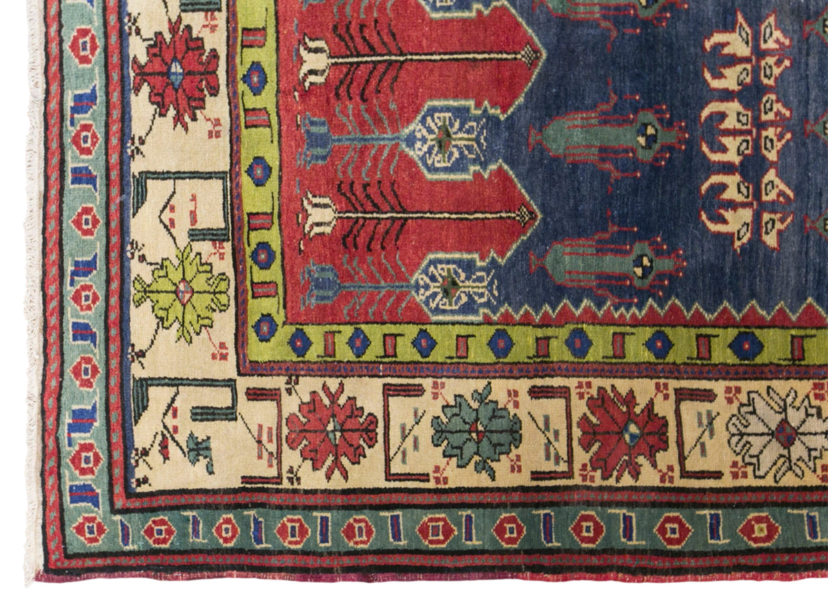 Vintage Konya Rug, 125 × 175 cm / 4.1 x 5.7 ft Handmade Wool Rug