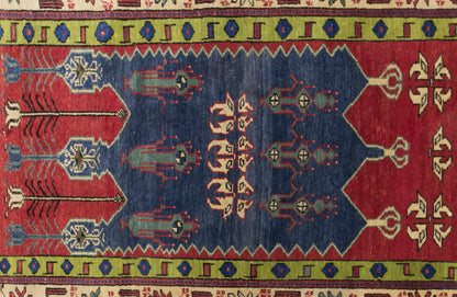 Vintage Konya Rug, 125 × 175 cm / 4.1 x 5.7 ft Handmade Wool Rug