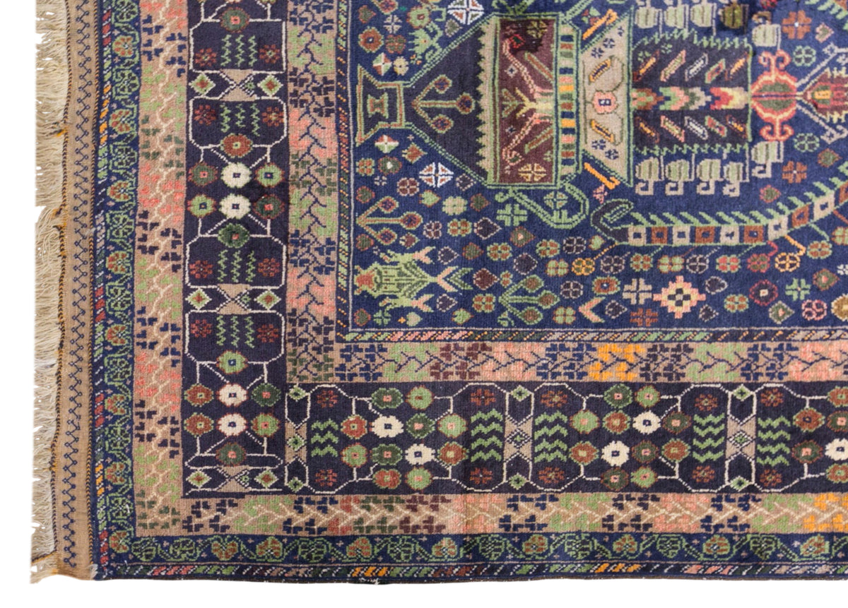 Vintage Konya Rug, 115 × 205 cm / 3.8 x 6.7 ft Handmade Wool Rug