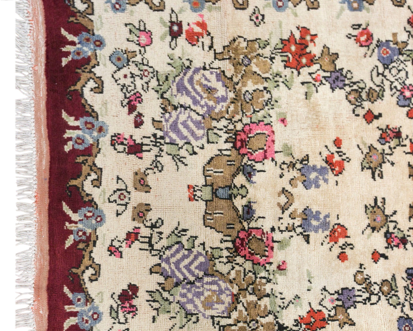 Vintage Konya Karapinar Rug, 143 × 210 cm / 4.7 x 6.9 ft Handmade Wool Rug