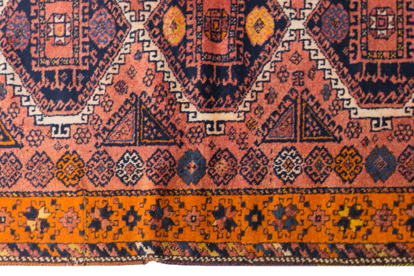 Vintage Malatya Adiyaman Rug, 135 × 260 cm / 4.4 x 8.5 ft Handmade Wool Rug