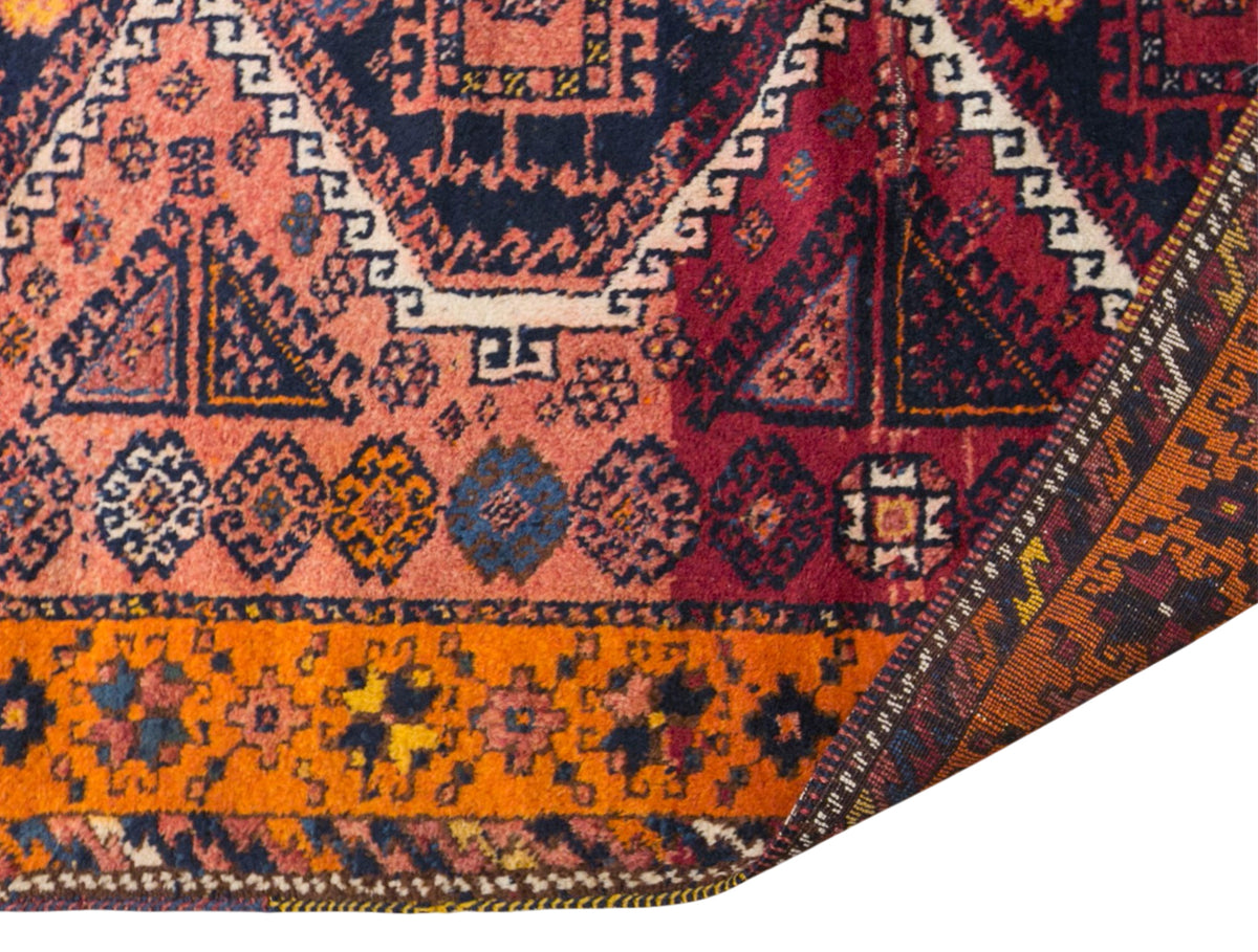 Vintage Malatya Adiyaman Rug, 135 × 260 cm / 4.4 x 8.5 ft Handmade Wool Rug