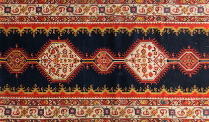 Vintage Turkish Runner Rug, 110 × 335 cm / 3.6 x 11 ft Handmade Wool Rug