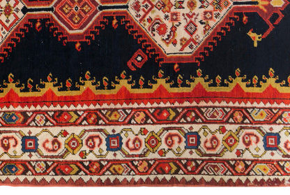 Vintage Turkish Runner Rug, 110 × 335 cm / 3.6 x 11 ft Handmade Wool Rug