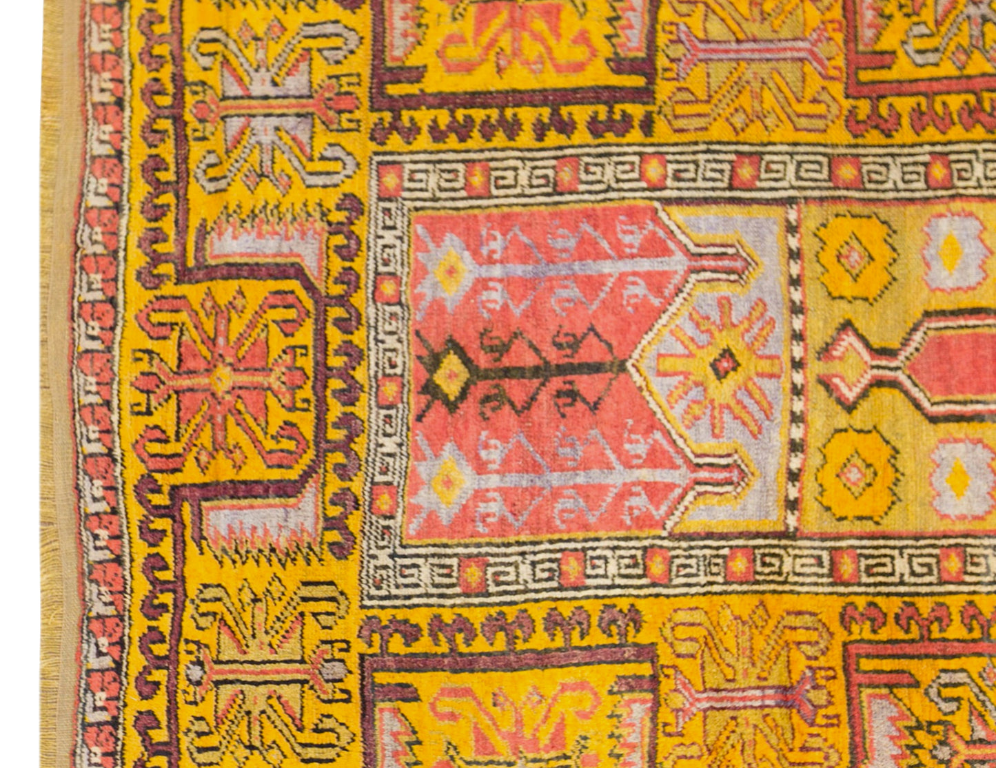 Vintage Konya Prayer Rug, 118 × 160 cm / 3.9 x 5.2 ft Handmade Wool Rug