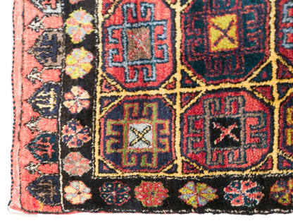 Vintage Konya Yatak Halisi Rug, 135 × 175 cm / 4.4 x 5.7 ft Handmade Wool Rug