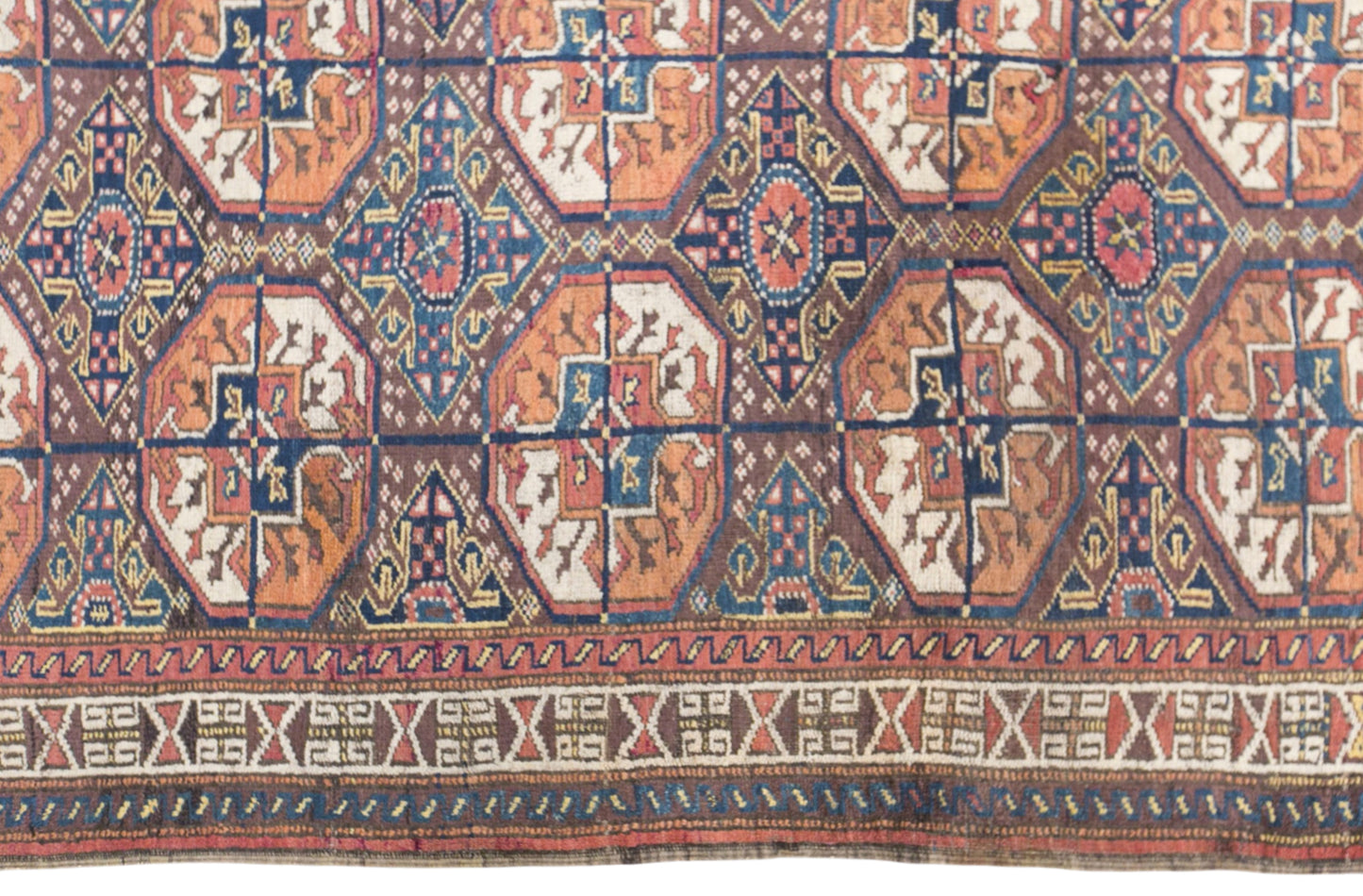 Vintage Turkmen Runner Rug, 96 × 220 cm / 3.1 x 7.2 ft Handmade Wool Rug