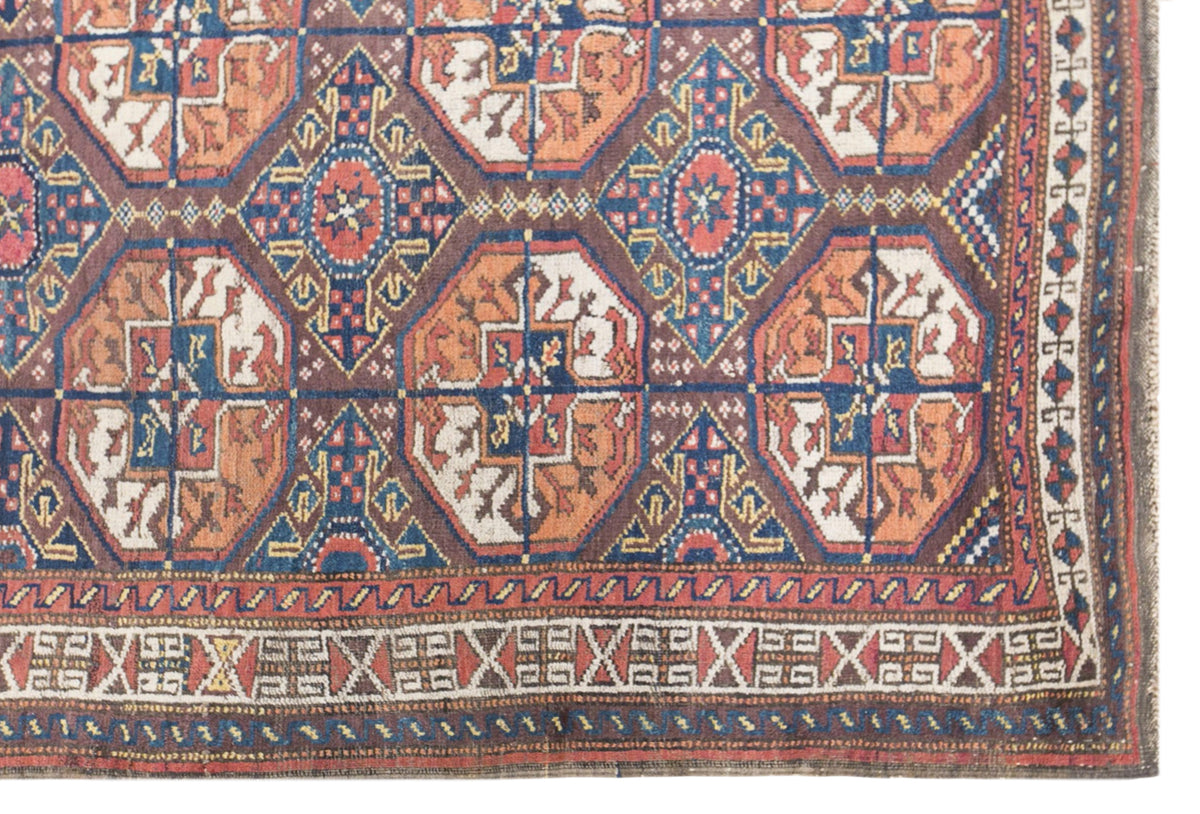 Vintage Turkmen Runner Rug, 96 × 220 cm / 3.1 x 7.2 ft Handmade Wool Rug