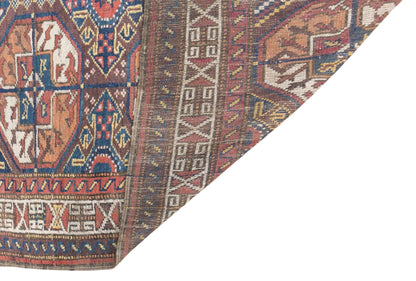 Vintage Turkmen Runner Rug, 96 × 220 cm / 3.1 x 7.2 ft Handmade Wool Rug
