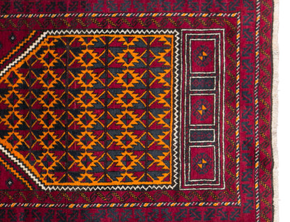 Vintage Turkmen Prayer Rug, 90 × 150 cm / 3 x 4.9 ft Handmade Wool Rug
