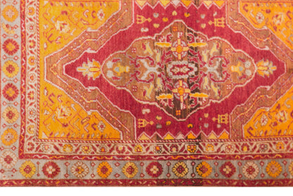 Vintage Turkish Rug, 95 × 140 cm / 3.1 x 4.6 ft Handmade Wool Rug