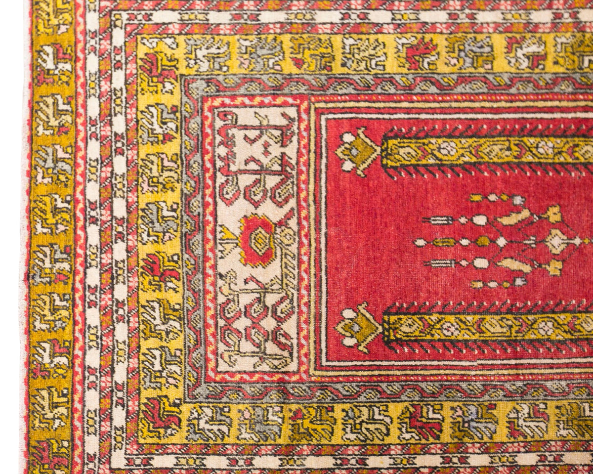 Vintage Avanos Rug, 120 × 192 cm / 3.9 x 6.3 ft Handmade Wool Rug