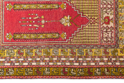 Vintage Avanos Rug, 120 × 192 cm / 3.9 x 6.3 ft Handmade Wool Rug