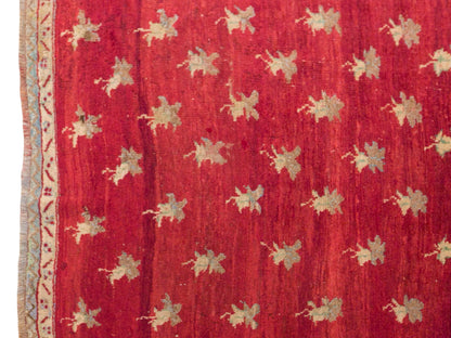 Vintage Oushak Kula Runner Rug, 113 × 360 cm / 3.7 x 12 ft Handmade Wool Rug
