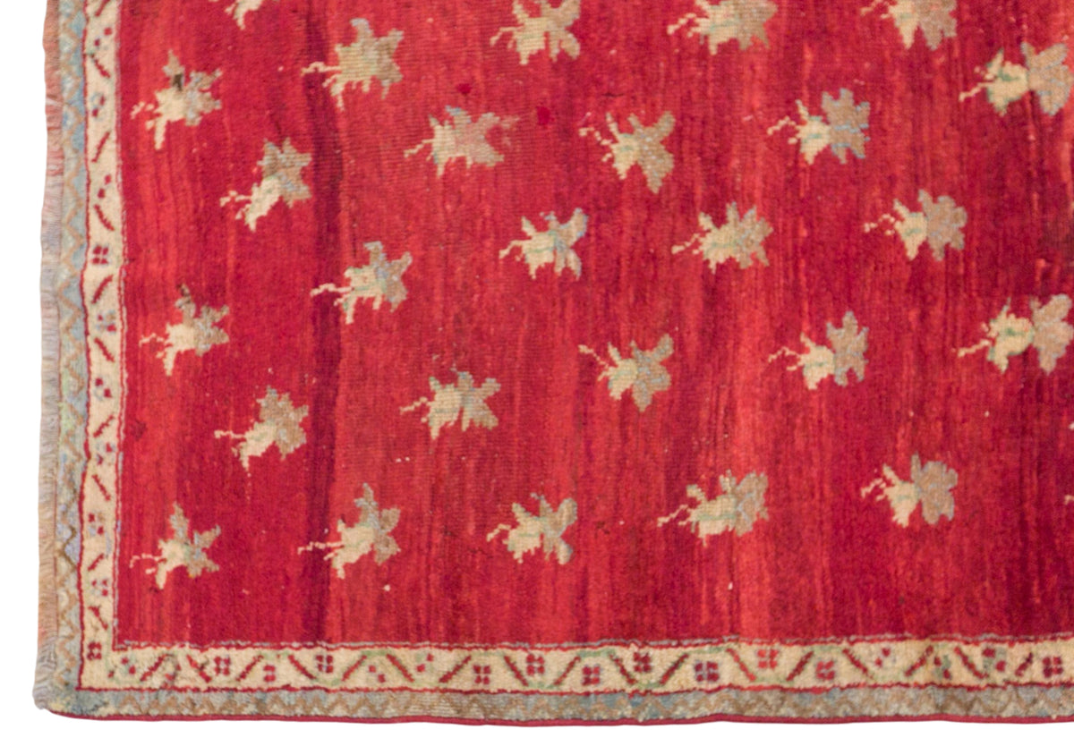Vintage Oushak Kula Runner Rug, 113 × 360 cm / 3.7 x 12 ft Handmade Wool Rug