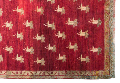 Vintage Oushak Kula Runner Rug, 113 × 360 cm / 3.7 x 12 ft Handmade Wool Rug