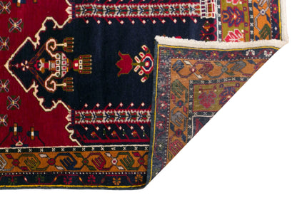 Vintage Konya Prayer Rug, 102 × 195 cm / 3.3 x 6.4 ft Handmade Wool Rug