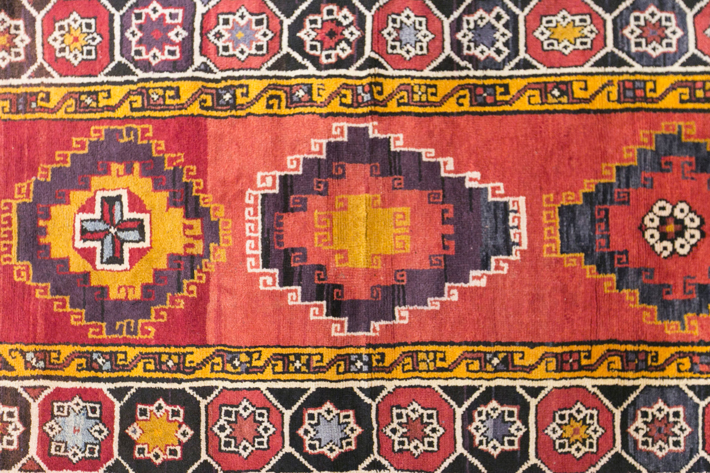 Vintage Konya Rug, 90 × 175 cm / 3 x 5.7 ft Handmade Wool Rug