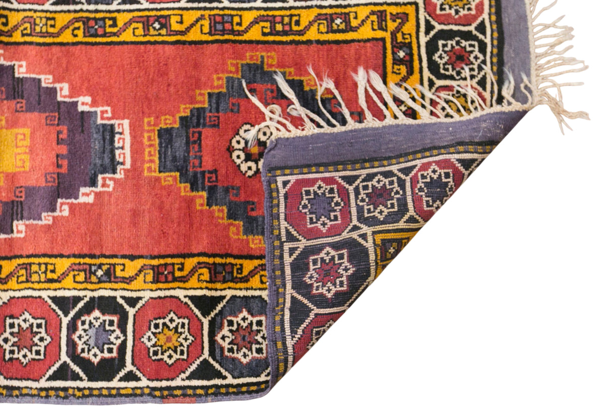 Vintage Konya Rug, 90 × 175 cm / 3 x 5.7 ft Handmade Wool Rug