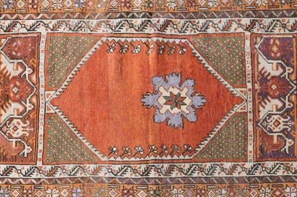 Vintage Kırşehir Rug, 95 × 150 cm / 3.1 x 4.9 ft Handmade Wool Rug